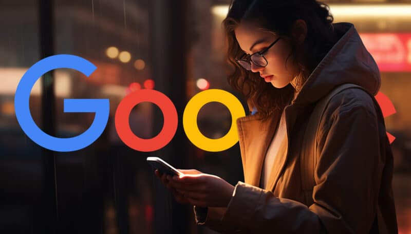 Woman On Phone Google Logo 1920 800x457