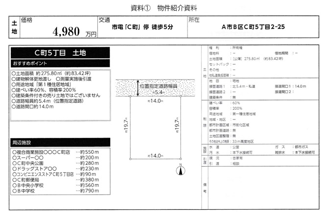 販売図面