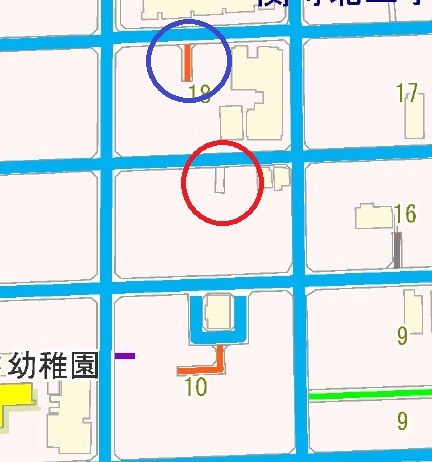 建築基準法道路種別の例